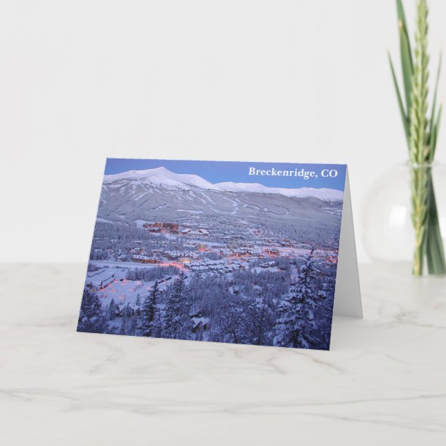 Breckenridge, Colorado Greeting Card (Front)