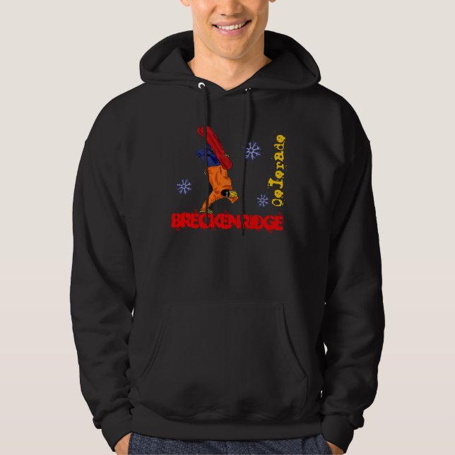 Breckenridge Colorado guys hoodie (Front)