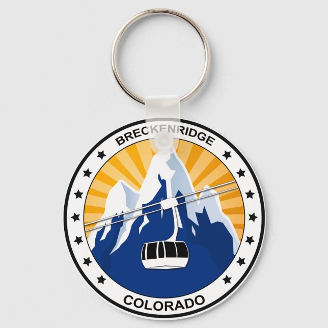 Breckenridge Colorado Key Ring (Front)