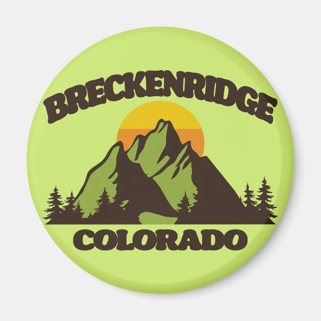 Breckenridge,Colorado Magnet (Front)