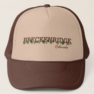 Breckenridge Colorado natural colour tree line hat