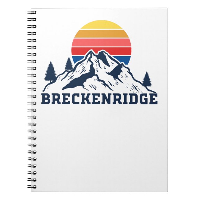 Breckenridge Colorado Notebook (Front)