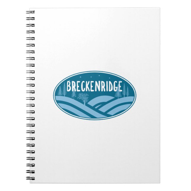 Breckenridge Colorado Outdoors Notebook (Front)