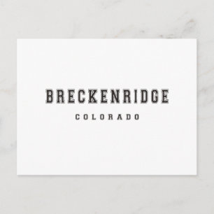 Breckenridge Colorado Postcard