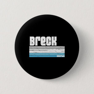 Breckenridge Colorado Retro Breck Co Skiing Snowbo 6 Cm Round Badge