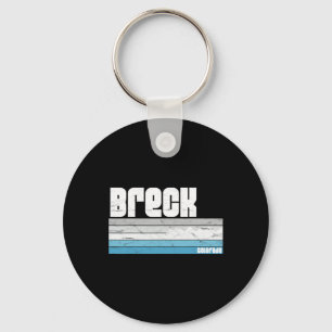 Breckenridge Colorado Retro Breck Co Skiing Snowbo Key Ring