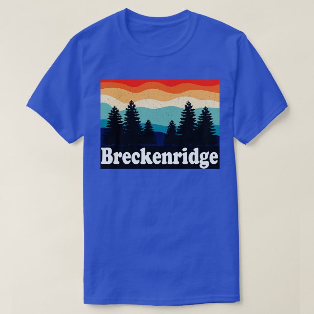 Breckenridge Colorado Retro T-Shirt (Design Front)