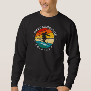 Breckenridge Colorado Retro Vintage Sweatshirt