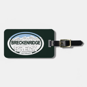 Breckenridge Colorado Rocky Mountain BRECK Luggage Tag