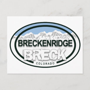 Breckenridge Colorado Rocky Mountains Postcard