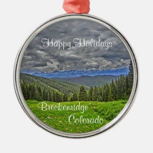Breckenridge Colorado scenic landscape ornament