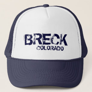 Breckenridge Colorado simple navy blue hat
