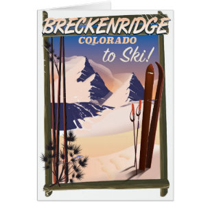 Breckenridge, Colorado ski poster