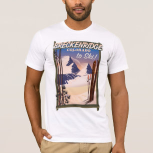 Breckenridge, Colorado ski poster T-Shirt