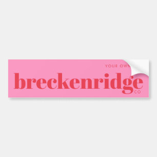 Breckenridge Colorado ski vacation   Bumper Sticker