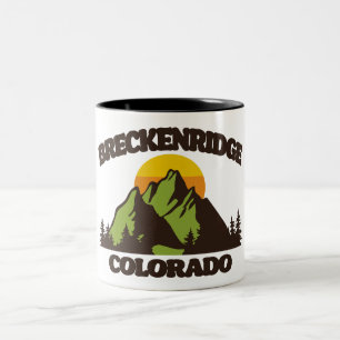 Breckenridge,Colorado Two-Tone Coffee Mug