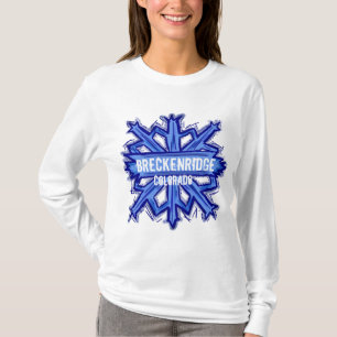Breckenridge Colorado winter snowflake hoodie T-Shirt