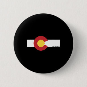 Breckenridge Colorado X Co Flag 6 Cm Round Badge