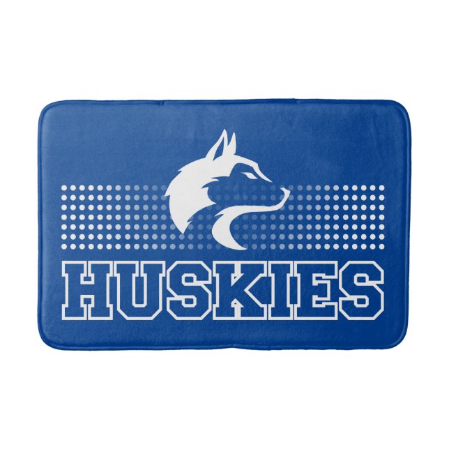 Breckenridge Huskies Bath Mat (Front)