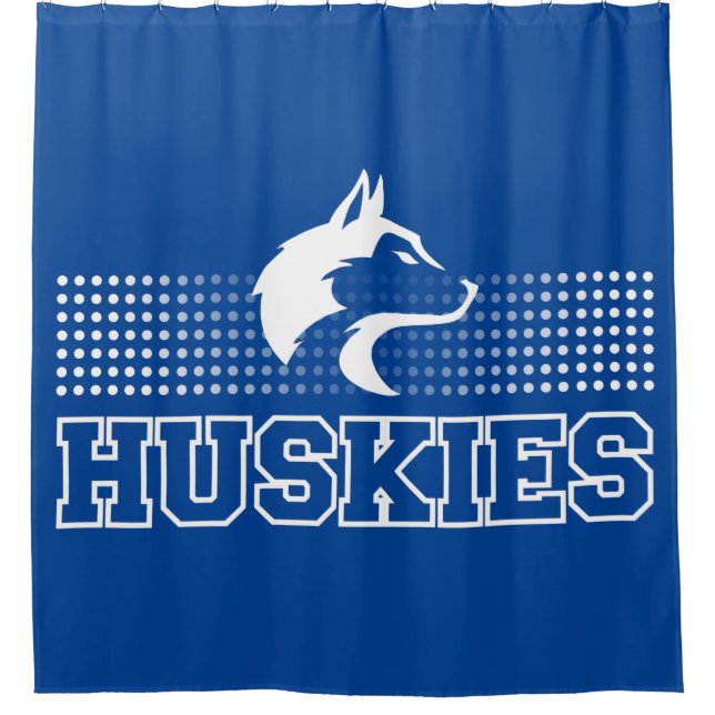 Breckenridge Huskies Shower Curtain (Front)