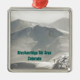 Breckenridge Ski Area, CO Metal Tree Decoration
