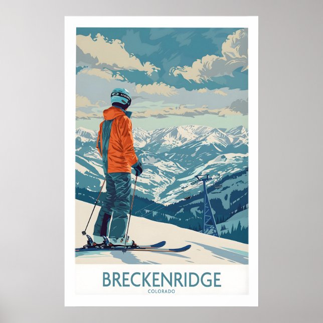 Breckenridge Ski Print - Colorado 1 (Front)