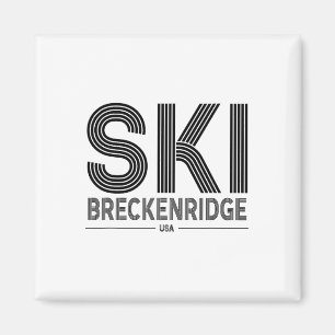 Breckenridge Ski Resort Usa Rocky Mountains Americ Magnet