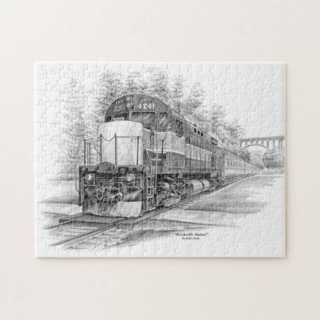 Brecksville Station Train (CVNP) Jigsaw Puzzle (Horizontal)