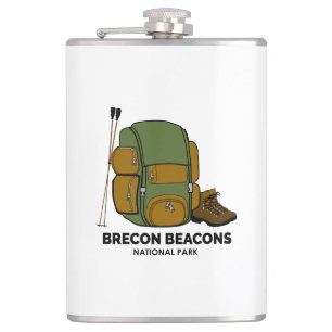Brecon Beacons National Park Backpack Hip Flask