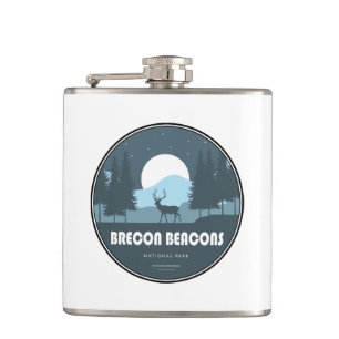 Brecon Beacons National Park Deer Hip Flask