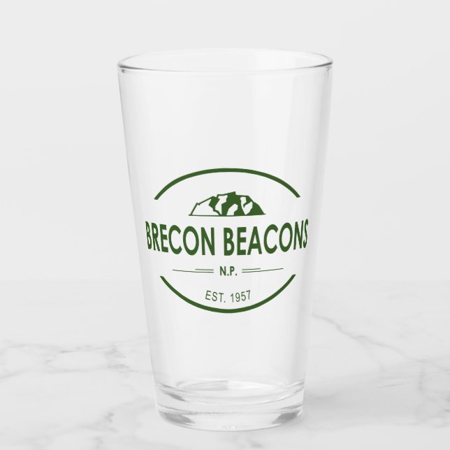 Brecon Beacons National Park Glass (Front)