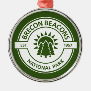 Brecon Beacons National Park Metal Ornament