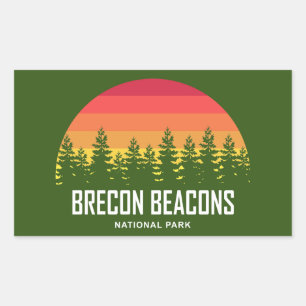 Brecon Beacons National Park Rectangular Sticker