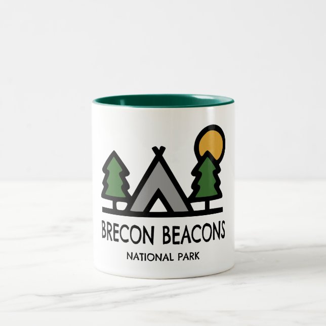 Brecon Beacons National Park Two-Tone Coffee Mug (Center)