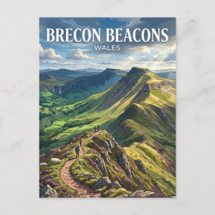 Brecon Beacons Wales Postcard