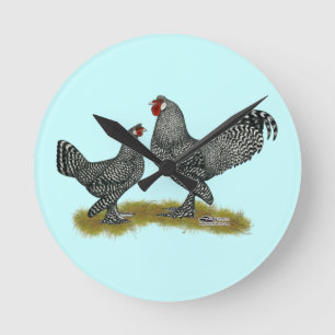 Breda Chickens Cuckoo Round Clock
