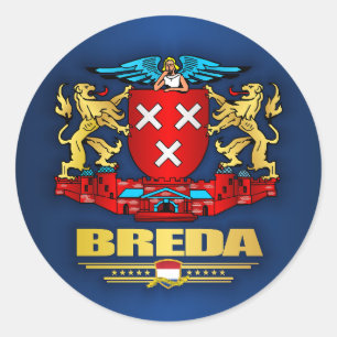 Breda Classic Round Sticker