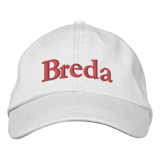 Breda Embroidered Baseball Cap (Front)