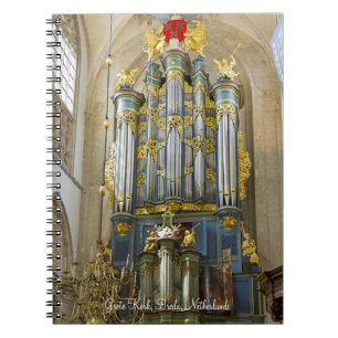 Breda pipe organ notebook