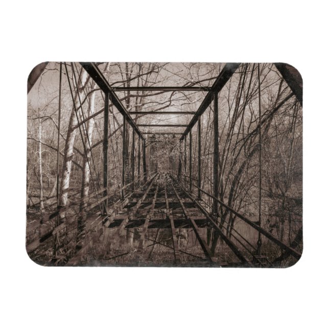 Breeden's bridge, Indiana Magnet (Horizontal)