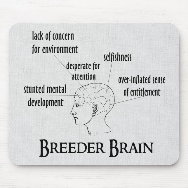 Breeder Brain Mouse Pad (Front)