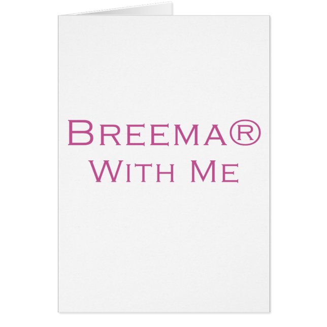 Breema With Me (Front)