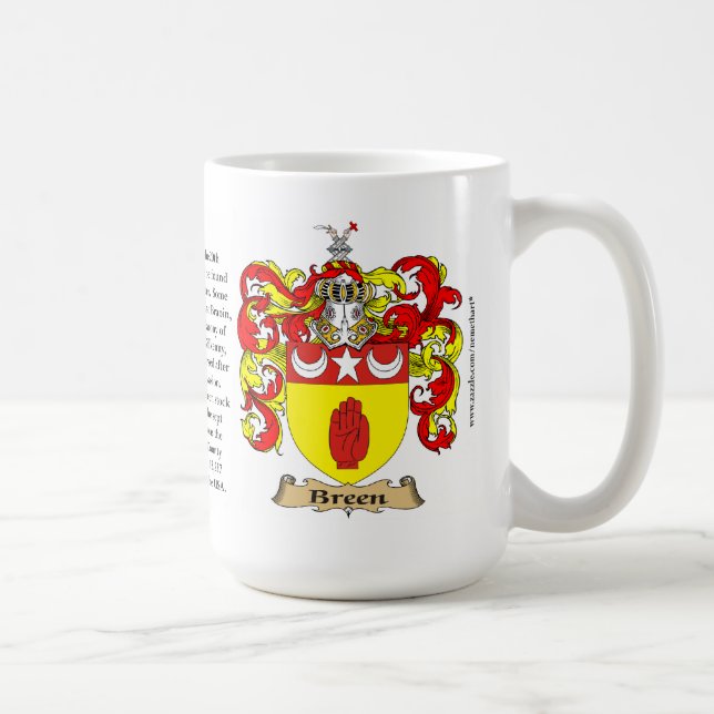 Breen Family Coat of Arms Coffee Mug (Right)