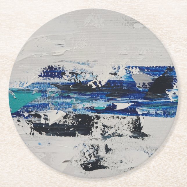 Breeze Round Paper Coaster (Front)