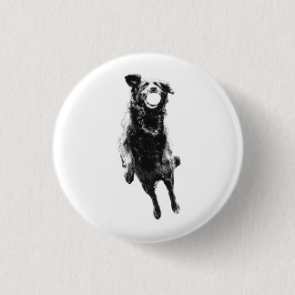 Breeze-tossed leap 3 cm round badge