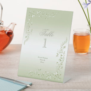 Breezeway Decoration Birthday Table Number Pedestal Sign