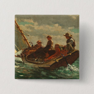 Breezing Up (A Fair Wind) 1873-76 15 Cm Square Badge