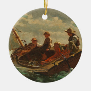 Breezing Up (A Fair Wind) 1873-76 Ceramic Tree Decoration