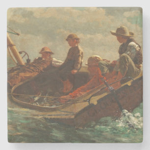 Breezing Up (A Fair Wind) 1873-76 Stone Coaster