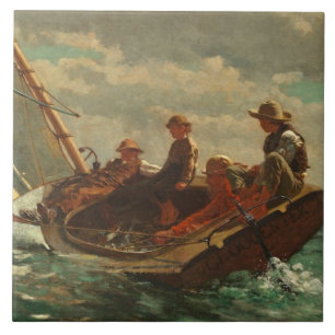 Breezing Up (A Fair Wind) 1873-76 Tile